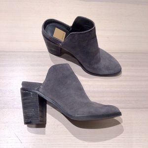 Dolce Vita ‘Selene’ Suede Block Heel Mules Size 8